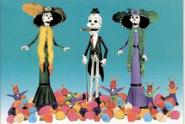 greeting card dia de los muertos the walk