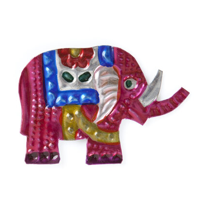 magnet of can elephant red