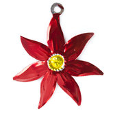 figuur van blik kerstroos