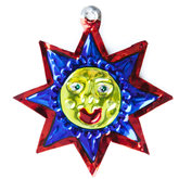 figuur van blik zon blauw