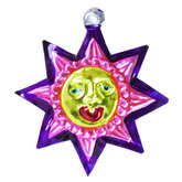 figuur van blik zon roze