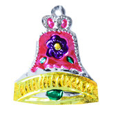 figuur van blik klok roze