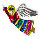 figuur van blik engel luxe rood