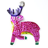 figure of can deer playful pink