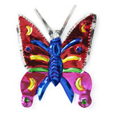 figuur van blik vlinder rood