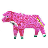 figure of can sheep pink