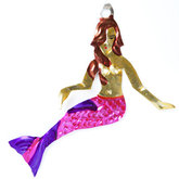 figuur van blik zeemeermin roze