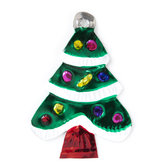 figuur van blik kerstboom groen