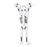 figure of can skeleton skulls