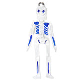 figure of can skeleton blue