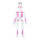 figure of can skeleton pink