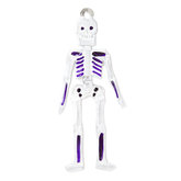 figure of can skeleton purple