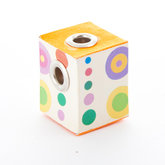 om de hoek kijkertje oranje zijkanten