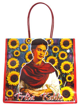 boodschappentas frida kahlo rood