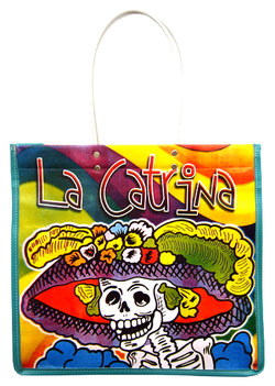 boodschappentas la catrina turkoois