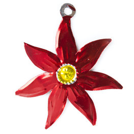 figuur van blik kerstroos