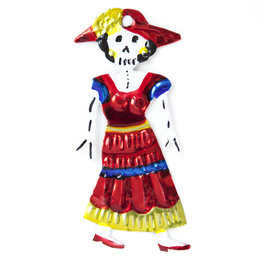 figuur van blik skelet oma