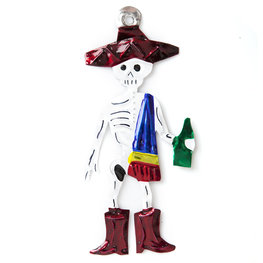 figuur van blik skelet opa