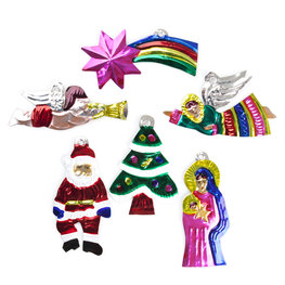 figuren van blik kerst