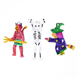 figuren van blik dia de los muertos of halloween