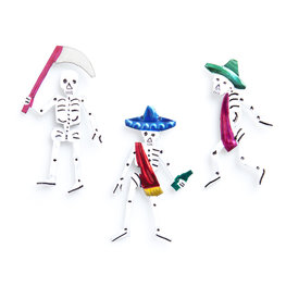 magneetjes van blik skeletten mix