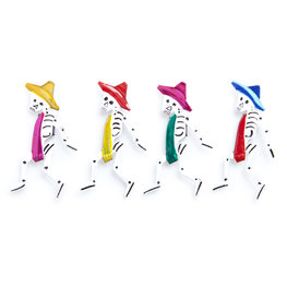 magneetjes van blik de vier skeletten